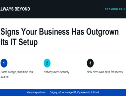 Signs Your Business Has Outgrown Its Current IT Setup  
